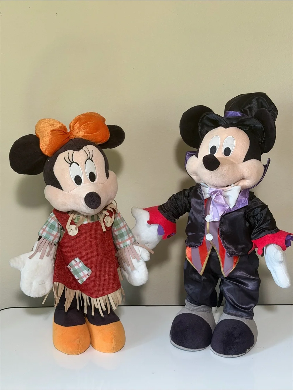 Minnie and Mickey Standing Porch Greeters Halloween Costume Duo